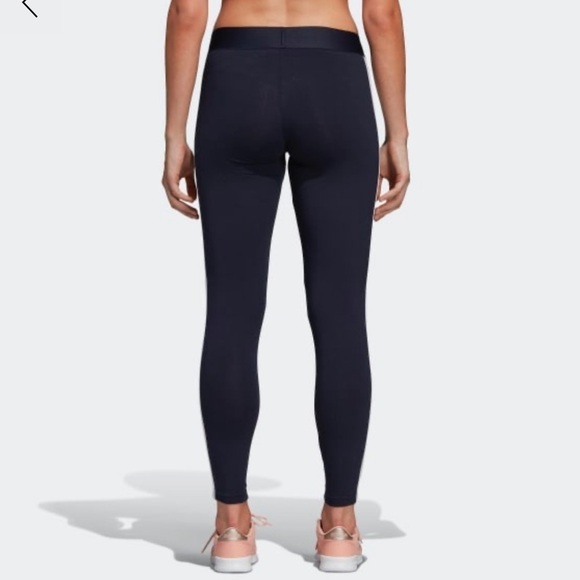 LAST ONE!! Adidas Ladies 3 Stripe Tight Leggings - Picture 4 of 14